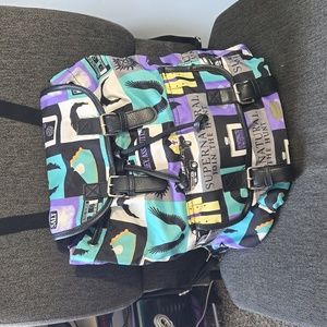 Hot Topic Supernatural Join the Hunt Multi Pocket Rucksack Bucket Backpack EUC